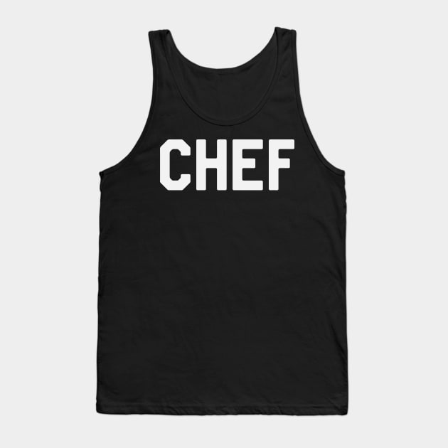 Chef Tank Top by kdpdesigns